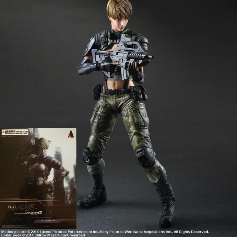 

In Stock Original Square Enix Play Arts Appleseed Alpha Deunan Briareos Pvc Genuine Collectible Anime Figure Action Model Toys