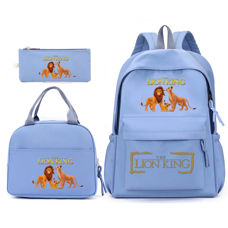 

Disney The Lion King 3pcs/Set Backpack with Lunch Bag for Teenagers Student School Bags Casual Comfortable Travel Sets