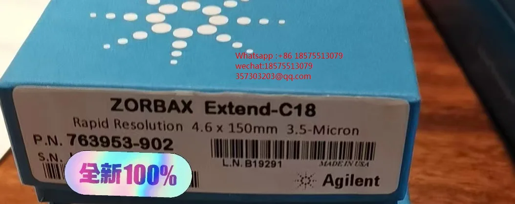 

For Agilent 763953-902 861954-314 828700-902 Column ZORBAX Extend-C18 763953-902 Rapid Resolution 4.6*150mm 3.5-Micron New