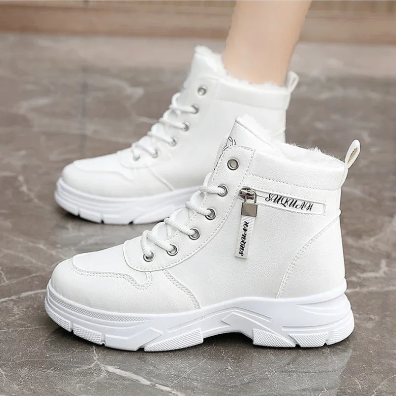 Women Winter Ankle Boots Designer Warm Quilted Shoes Ladies Comfort Casual Sports Skateboard Short Boot Snow Sneakers Footwear