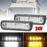 2pcs 24V LED Sunvisor Lights for MAN TGA TGL TGM TGS TGX Truck Cab Roof Marker Lights Sunvisor Lamps 81252606121 81.25260.6121