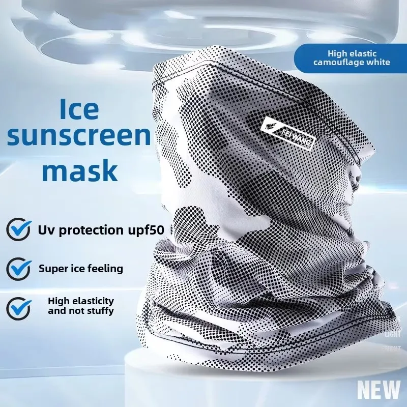 

Men's UV Protection Face Mask Cooling Sunscreen Neck Gaiter Breathable Cycling Balaclava for Outdoor Sports Hiking & Motorcycle