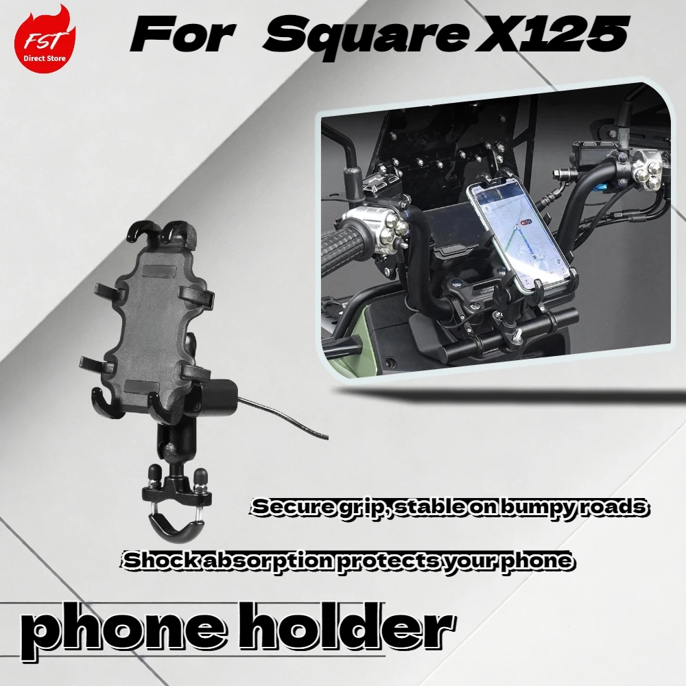 

Для скутера Square X125: Модифицированный удлинитель руля, круглый держатель для мобильного телефона, декоративные аксессуары