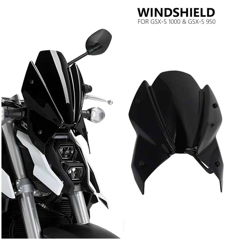 

A040-Motorcycle Front Screen Wind Shield Windscreen Accessories For SUZUKI GSX-S950 GSX-S1000 2021 2022 2023