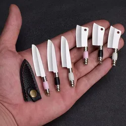 EDC Mini Knife Sharp Small Kitchen Knife Camping Mini Keychain Pendant Unpacking Box Knife