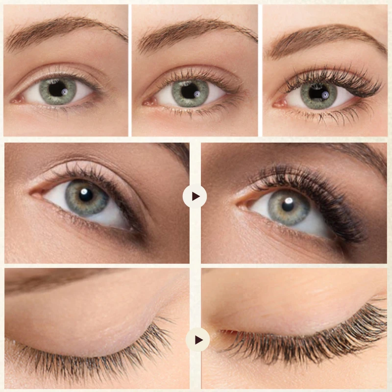 2 Stuks Wimper Wenkbrauw Serum Snelle Groei Verlenging Lash Krachtige Make-Up Dikkere Wimpers Natuurlijke Curling Lash Lifting Verzorgingsproduct