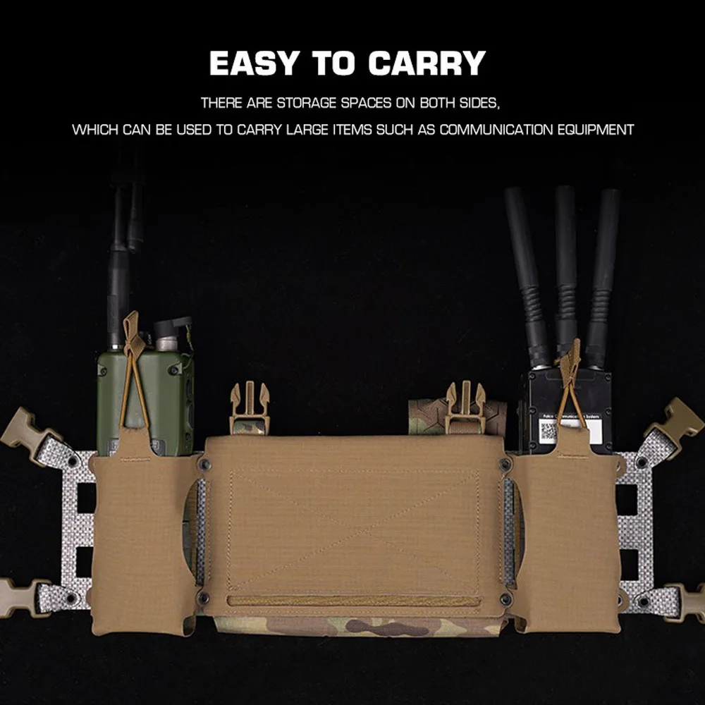 Tactical Chest Rig Rapid Expansion Thing 2 MOLLE Hunting Combat Vest MK4 Mount Radio Magazine Pouch Airsoft Chest Rig Accessory