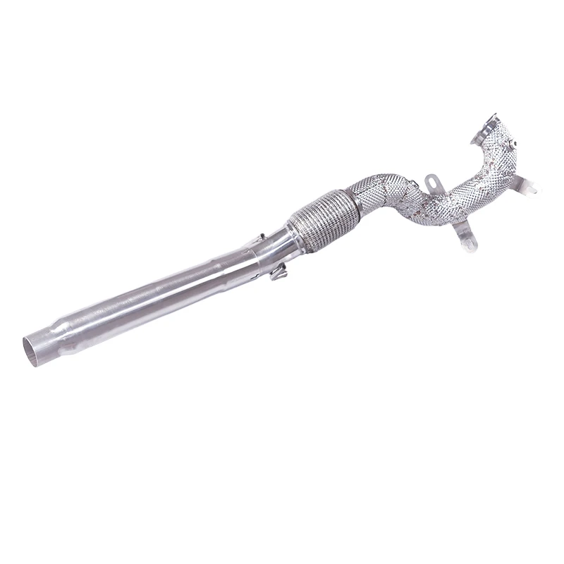 

GFC подходит для Audi Q3 2.0T 2WD, выхлопная труба из нержавеющей стали 304 без катализатора с изоляционным слоем.