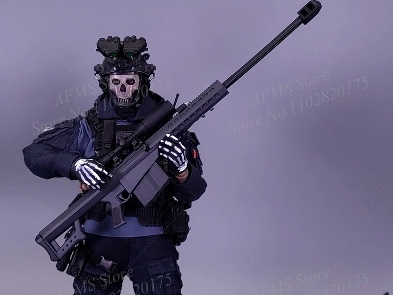 1/12 Scale Soldier Special Forces Weapons MK18 M16A2 M320 P90 RPK-16 M200 P7 P90 Accessory For 6Inch Action Figure Body Dolls