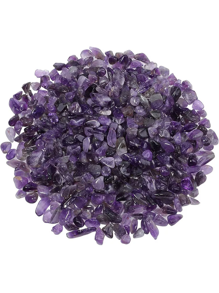 AliExpress Jin Shi Yuan Natural Stone Gravel Quartzs Amethyst Chips Minerals Crystals Reiki Healing Tumbled Specimen Gemstone Home Aquarium Decoration