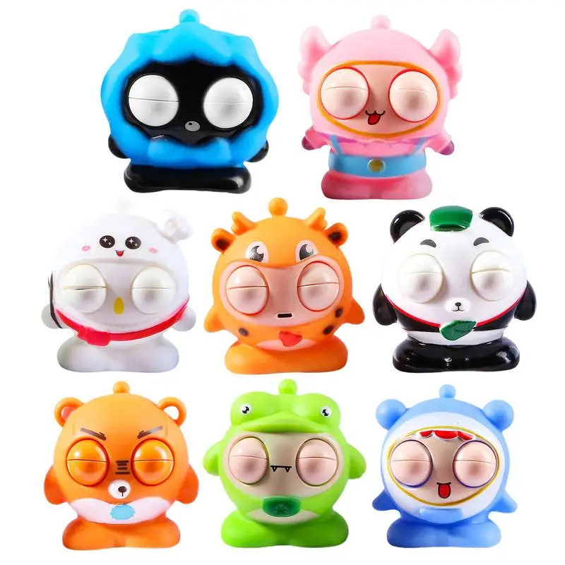 

Eyeballs Squeeze Pinch Toys Cartoon Cute Adult Stress Relief Explosive Eyes Prank Funny Relieve Anxiety Toys