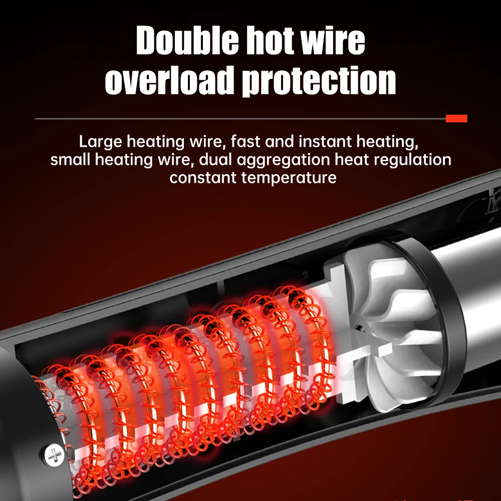 Hot Air Gun Mini Baking Gun LCD Display Heat Gun with 2 Temperature Modes Repair Circuit Board Soldering Heat Shrink Tool