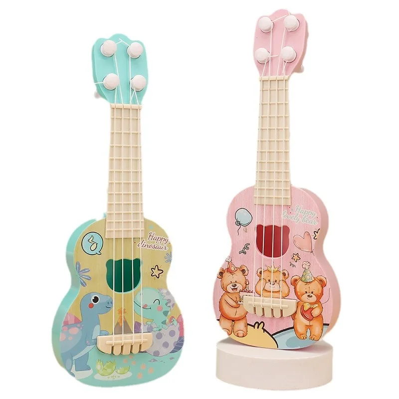 Ukulel JEToy pour enfants, 26cm, instruments de jeu avec pagaies simulant, jouets musicaux existants, cadeaux Montessori pour garçons et filles