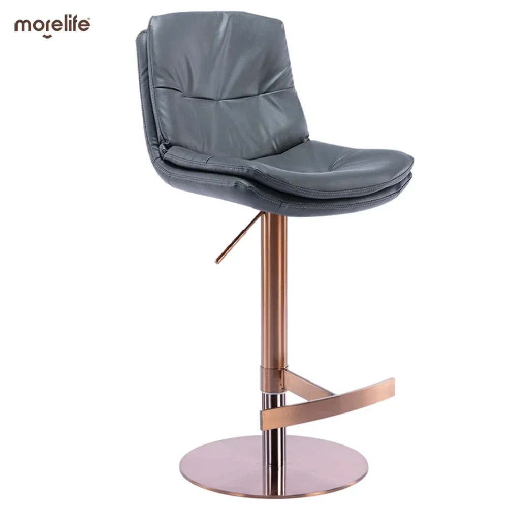 Bar Stools Adjustable Comfortable Bar Chair for Kitchen with Backrest Outdoor Patio or Garden Bars Стул Полубарный  كراسي بار