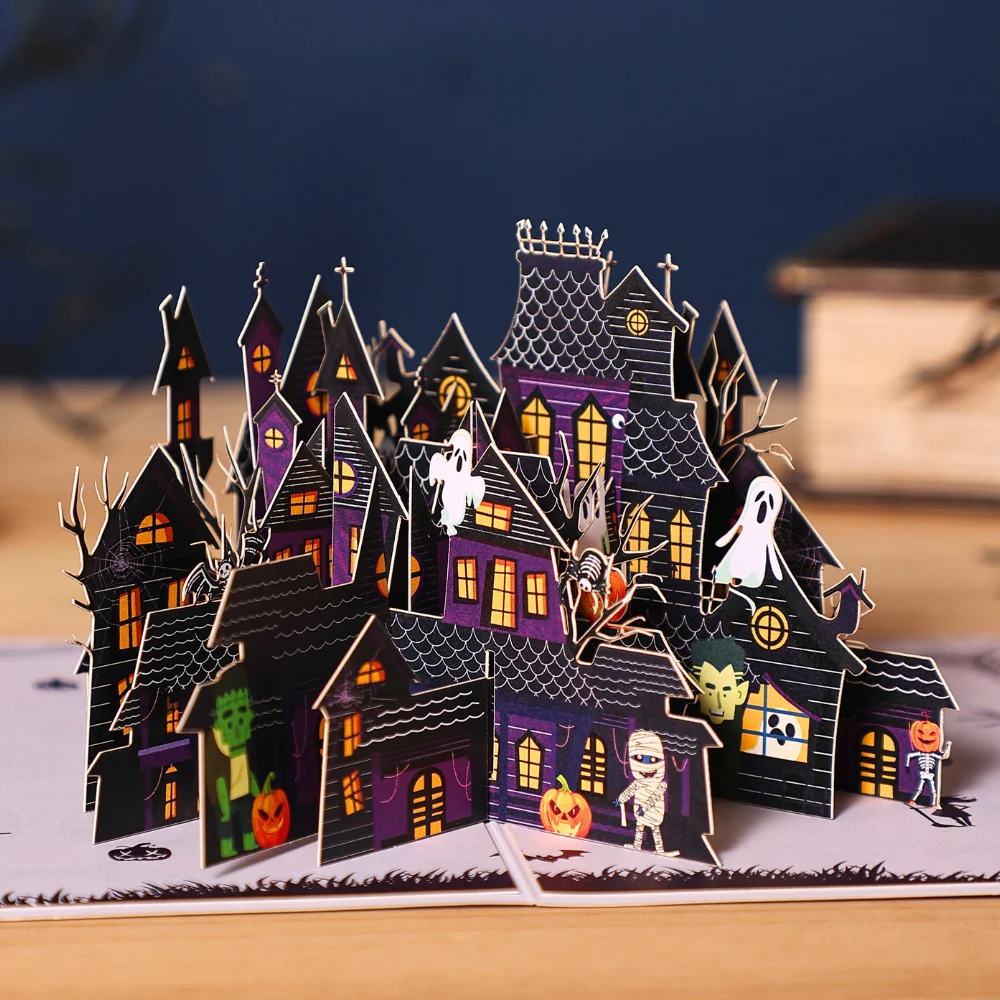 Bild 4: Happy Hallween Grußkarte, einzigartige gruselige Grußkarte