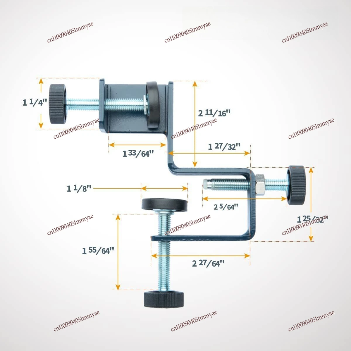 مشبك زاوية قائمة لأعمال النجارة، مشبك تثبيت أمامي للدرج #2