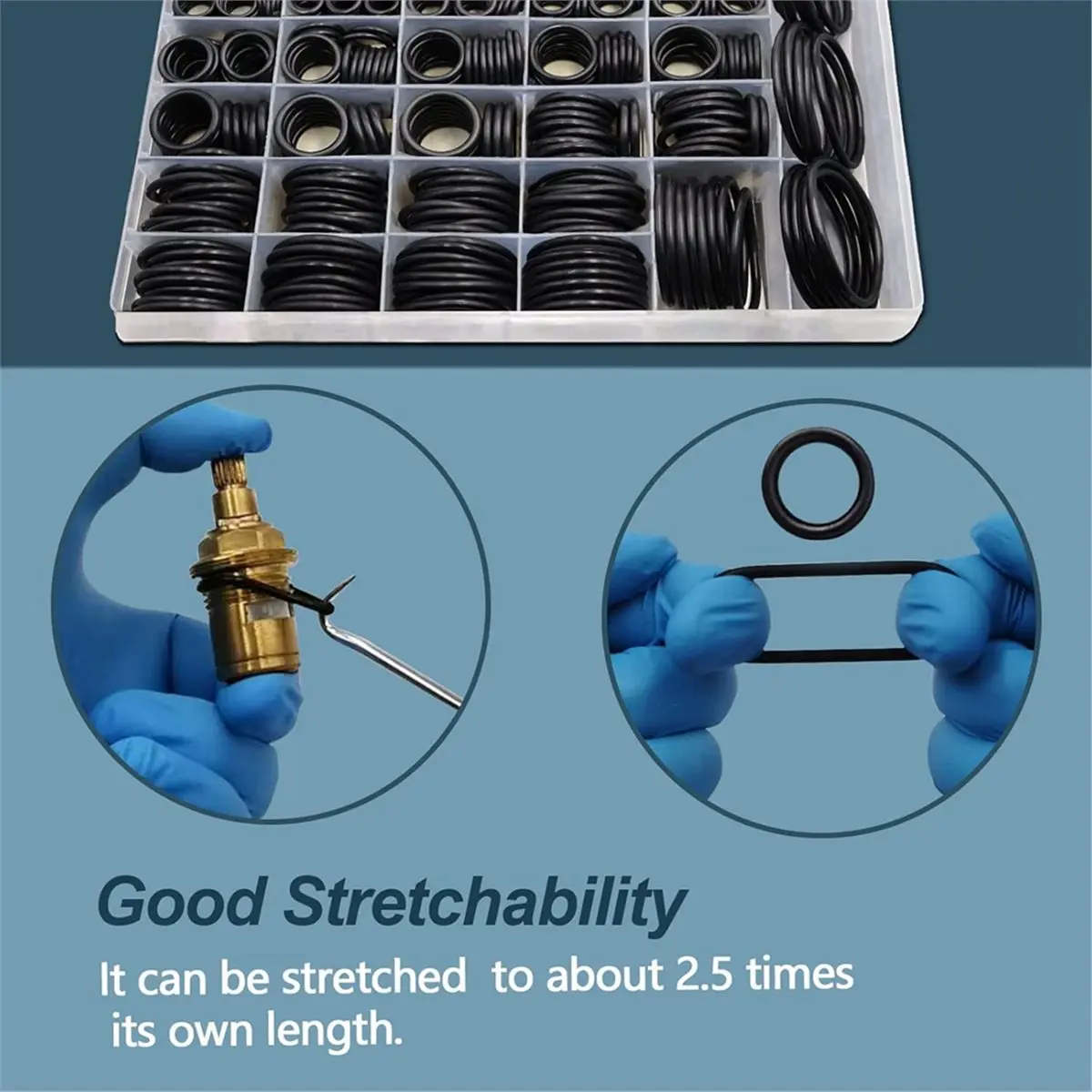 a16i]-1008-pcs-sae-o-ring-kit32-sizes-nitrile-70a-rubber-seals-inch-o-rings-set-with-4-pieces-o-rings-remover-tools