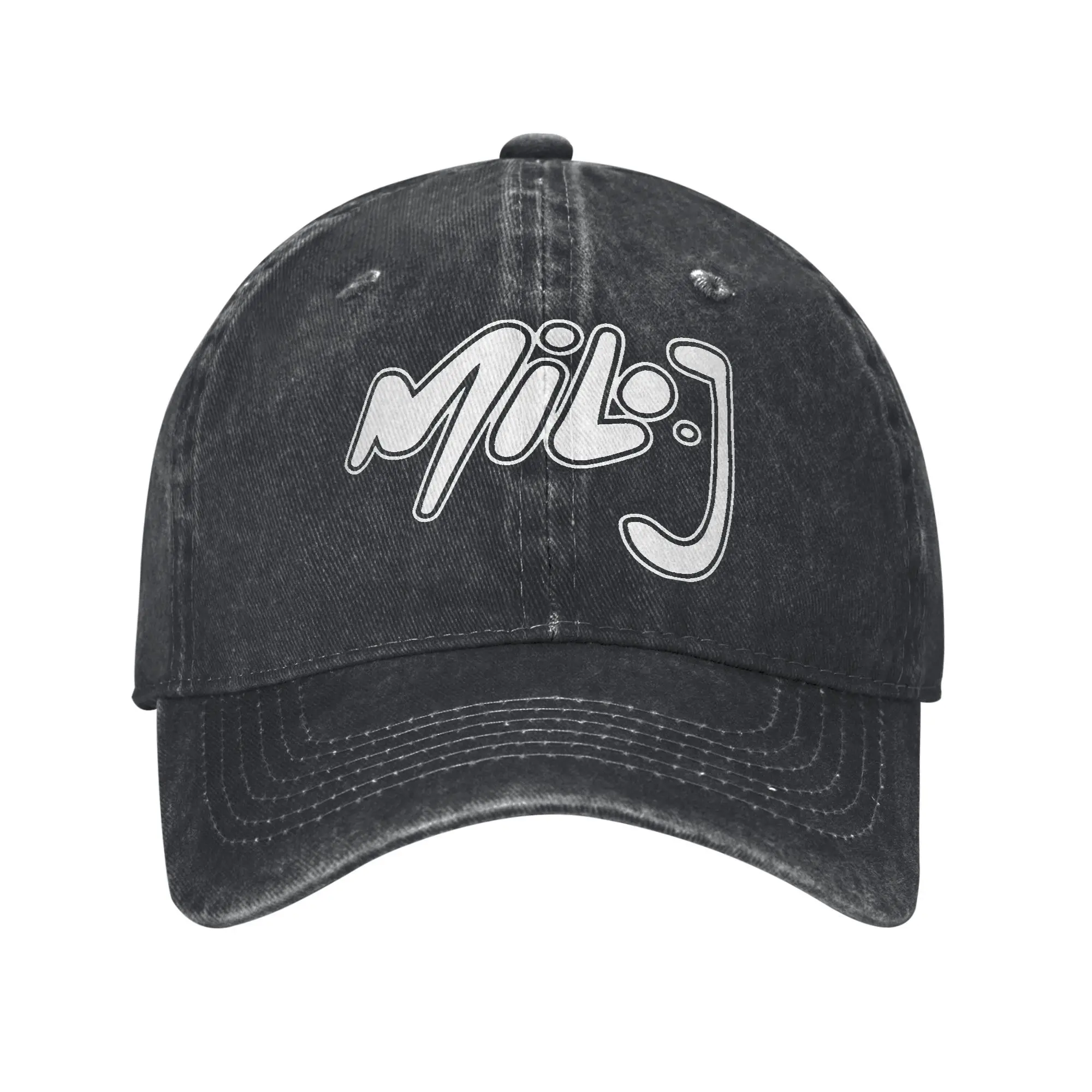 Milo J logo Sun Baseball Cap  Fashion Women Men Washed Hip Hop Hats High Quality Design Tennis Skate Snapback Cap Birthday Gift