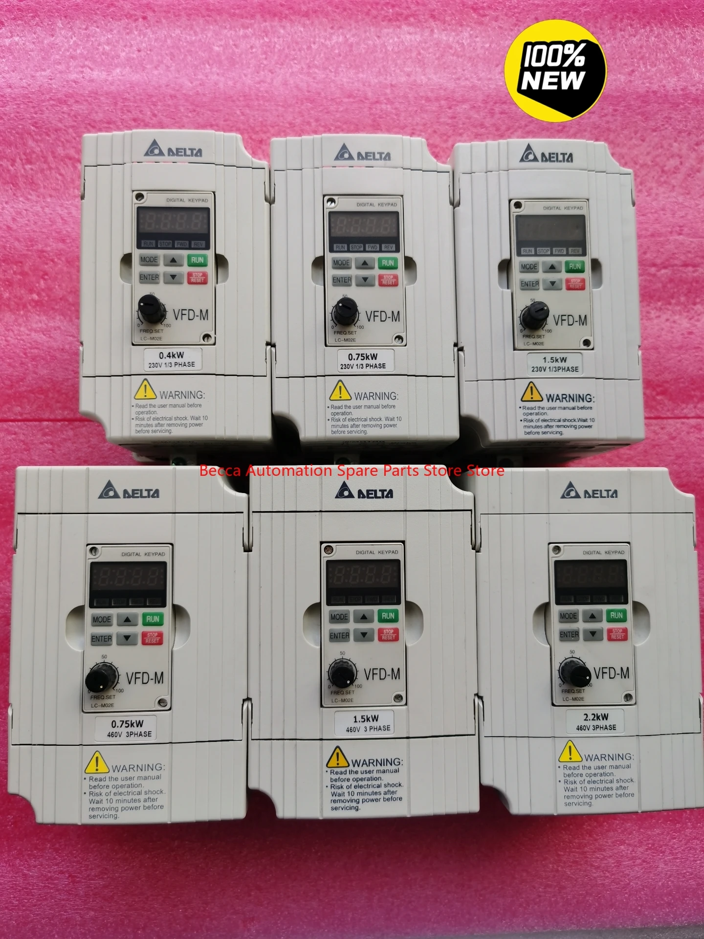 

VFD004M21A VFD007M21A VFD015M21A VFD007M43B VFD015M43B VFD022M43B