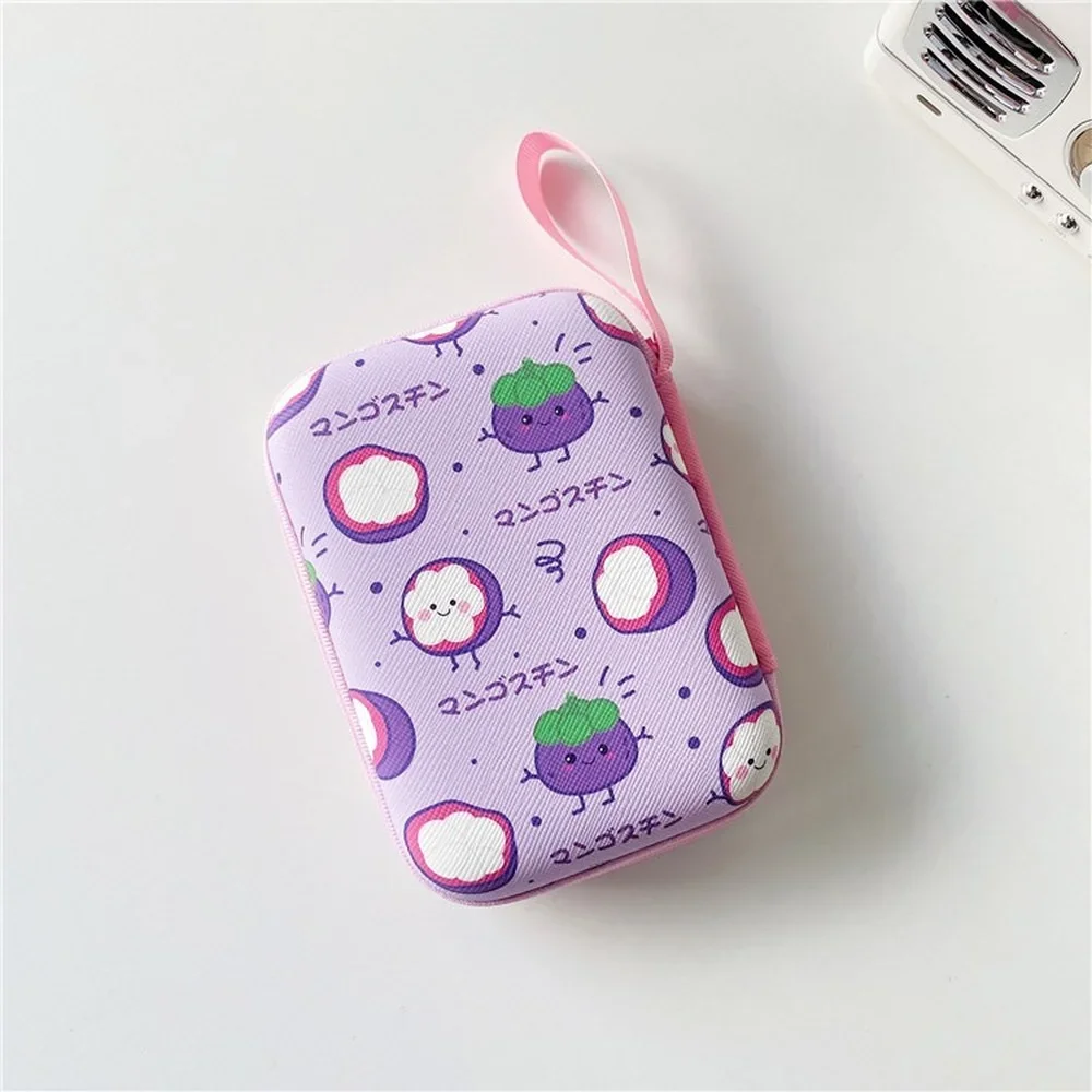 Cartoon Mini Storage bags cute For airpods Headphone Storage Case for iPhone USB Cable Earphone Earbud Accessories Storage Bag