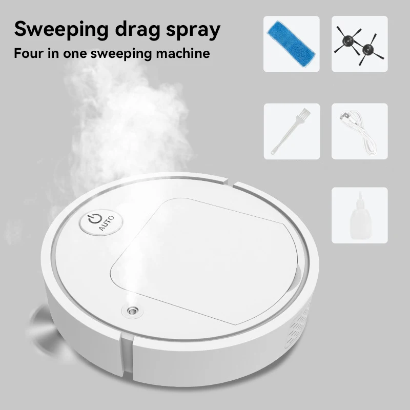 Imagem -06 - Xiaomi 5-em1 Varrendo Robô Esfregando e Aspiração Forte Limpeza Purificação de ar Spray Umidificação Inteligente Automático