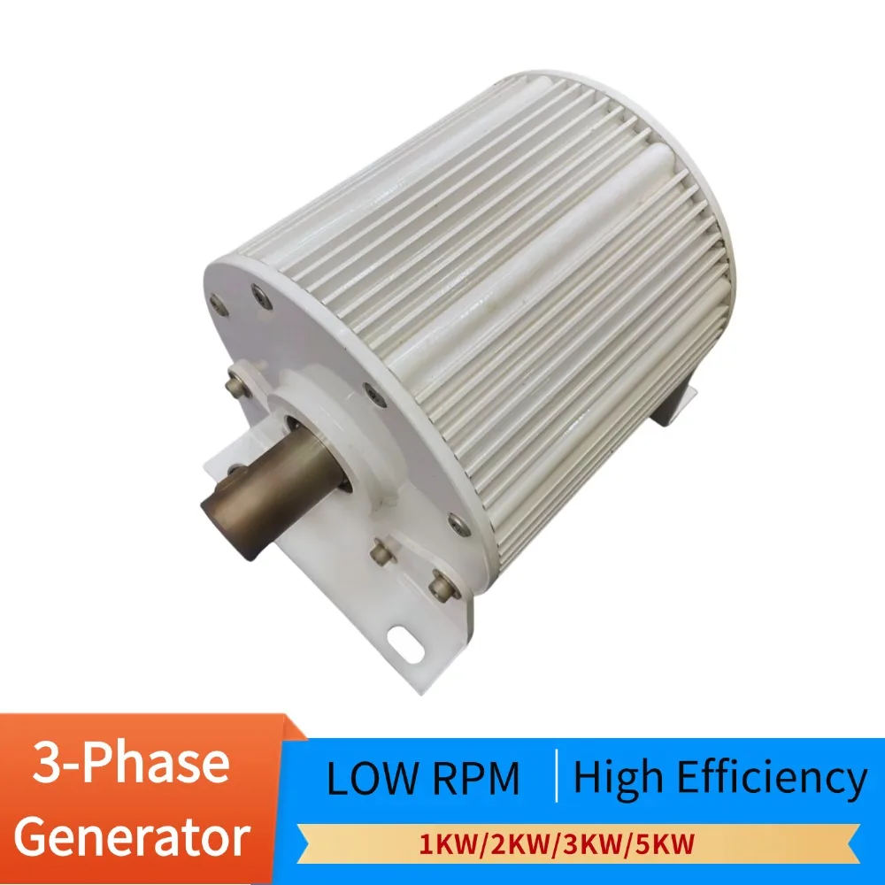 5000W 10KW 20KW Electric Generator For Wind Turbine Gearless Permanent Magnet Generators Power 12V-380V For Home Use