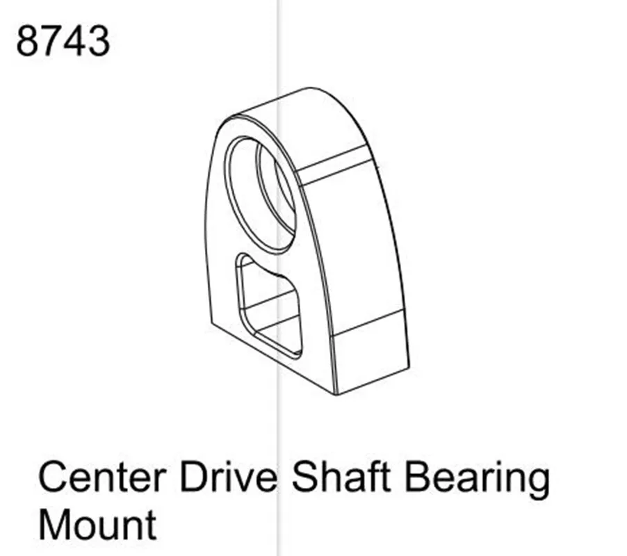 

ZD Racing MX-07 1/7 Center Drive Shaft Bearing Mount Parts Accessories 8743