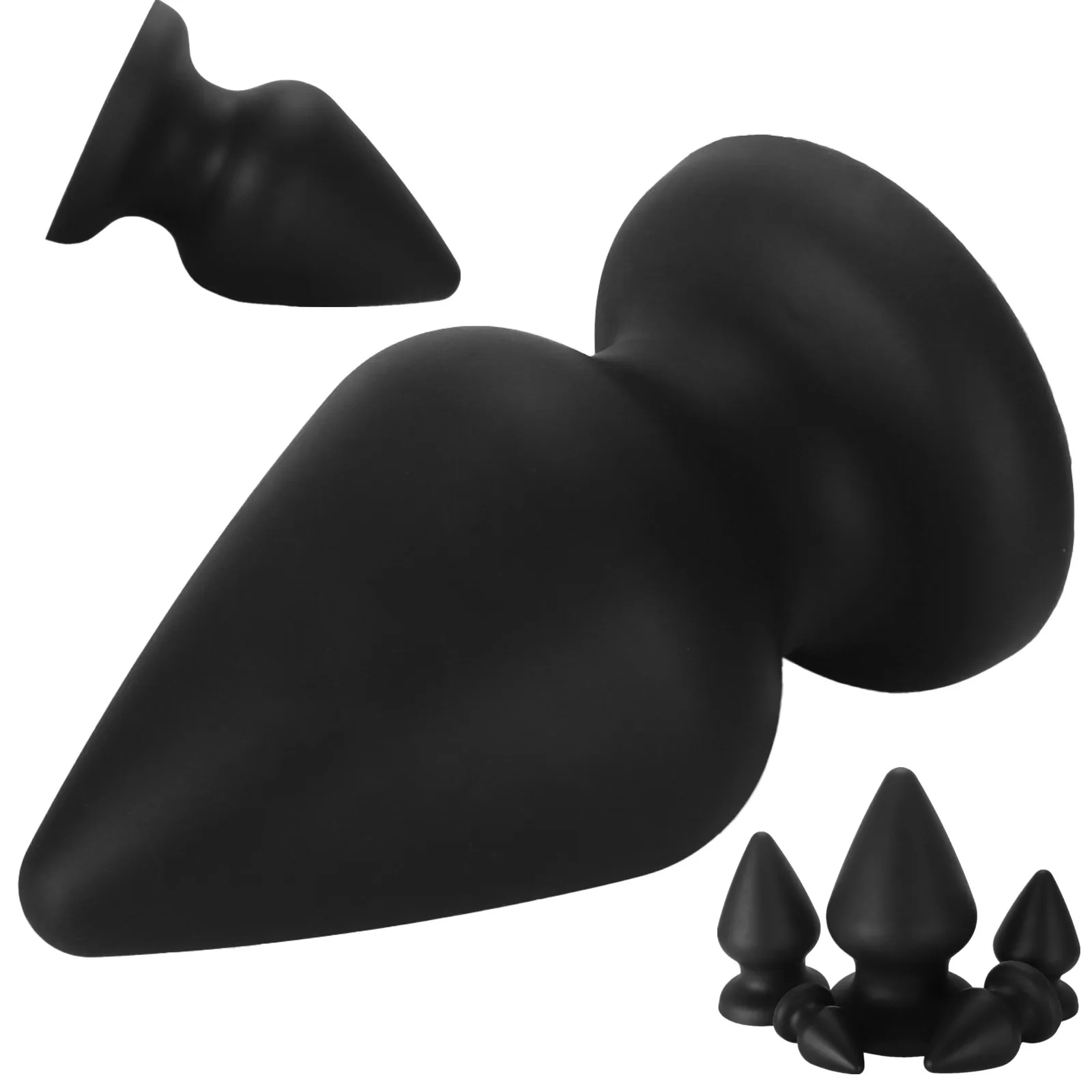 S-XXXL Hge Anal Plug Soft Silicone Anal Dildo Suction Cup Big Butt Plug,Anal Dilator 18+ Adult Anal Sex Toys for Women men Anus