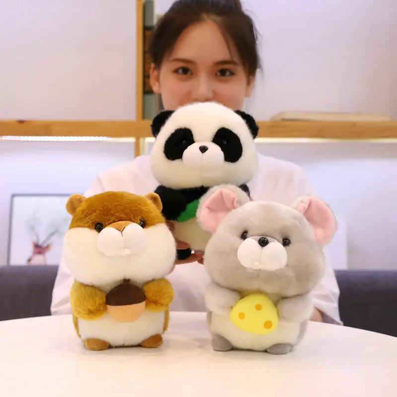 

34 Syles Squirrel Rabbit Plush Toy Stuffed Simulation Animal Soft Dog Owl Doll Cow Plush Toy