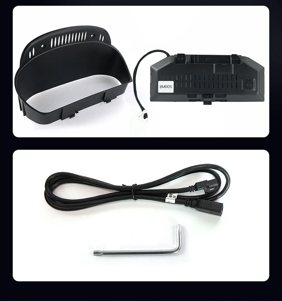 12INCH Screen 4 Core LCD Dashboard Speedometer Digital Cluster for X5-E70 2006-2013 LINUX System