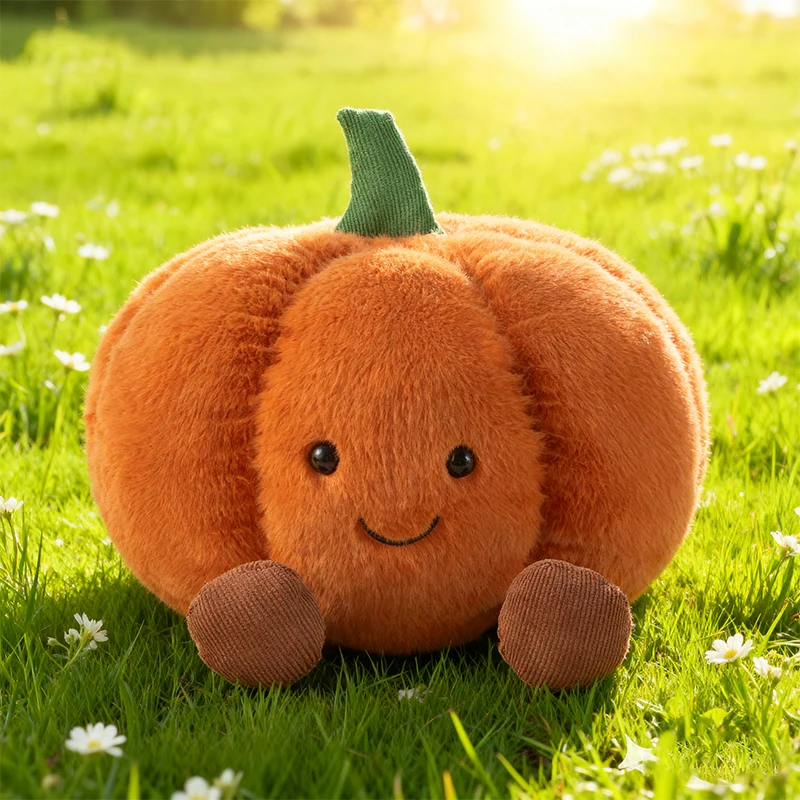 Halloween Smile Pumpkin Ghost Pillow Little Devil Plush Toy Figurine Decorative Doll  Cute Plush Dolls for Home Party Decoration