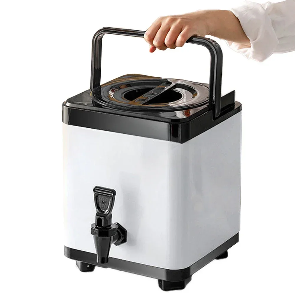 

Термос-диспенсер для напитков Grade Water Jug (горячие и холодные напитки), 6л, 8л, 10л, 12л, с дисплеем температуры, квадратный, для кофе, молока, чая