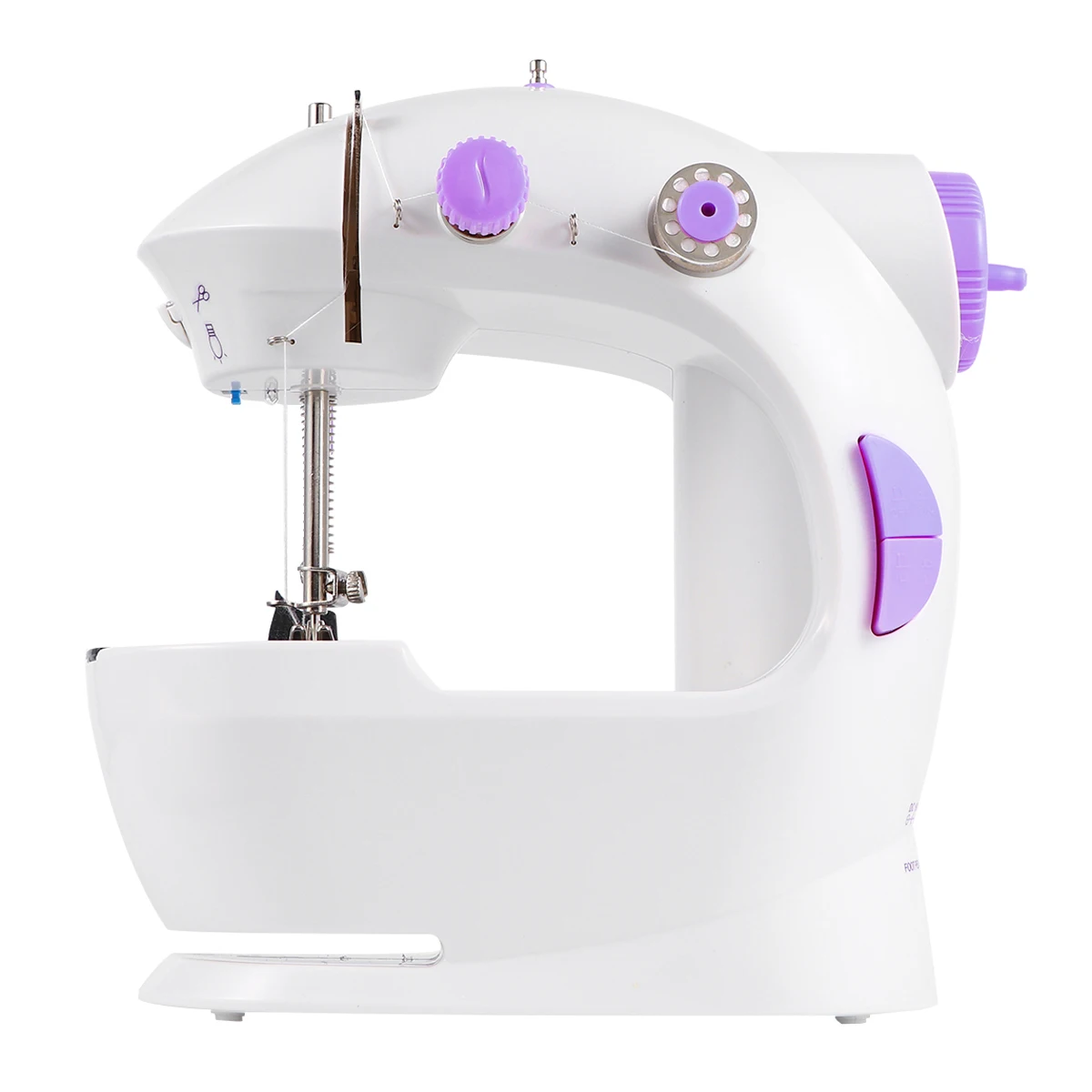 

Mini Sewing Machine Electric Home Desktop ABS Alloy Materials Automatic Coil Winding Small Size Skid Resistance Tight Stitch