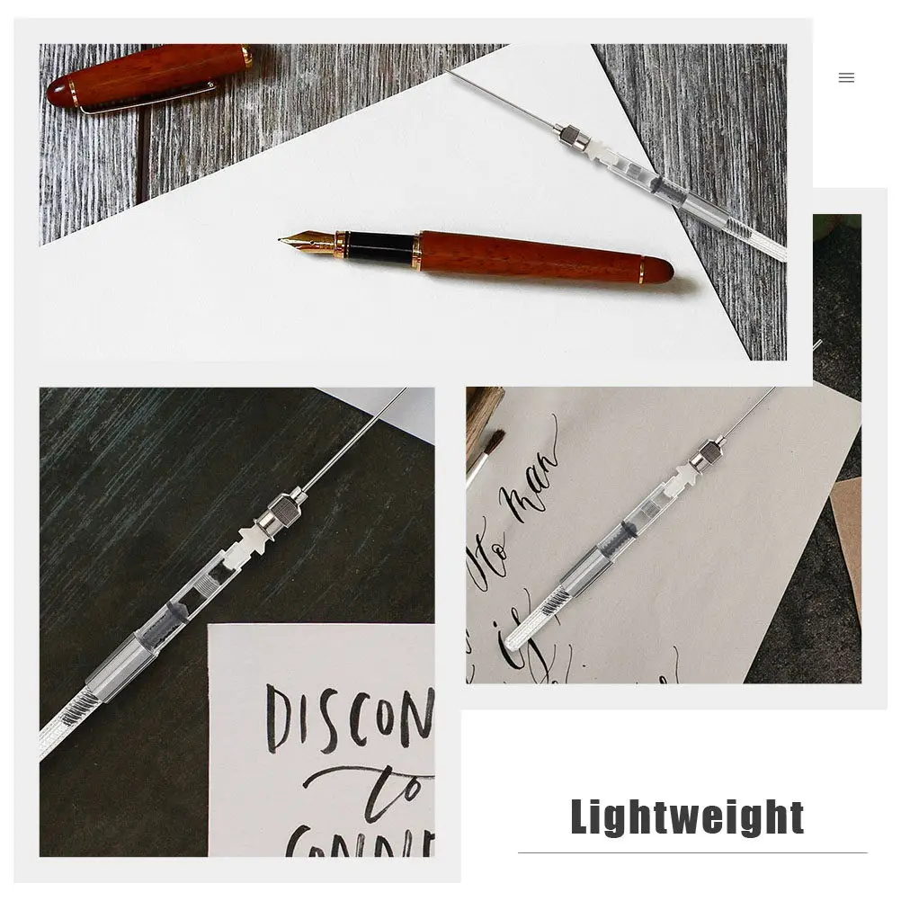 

10Pcs Premium Fountain Pen Ink Absorber Ink Fill Assistant for European Standard Pens Easy Clean Disassemble Lightweight School