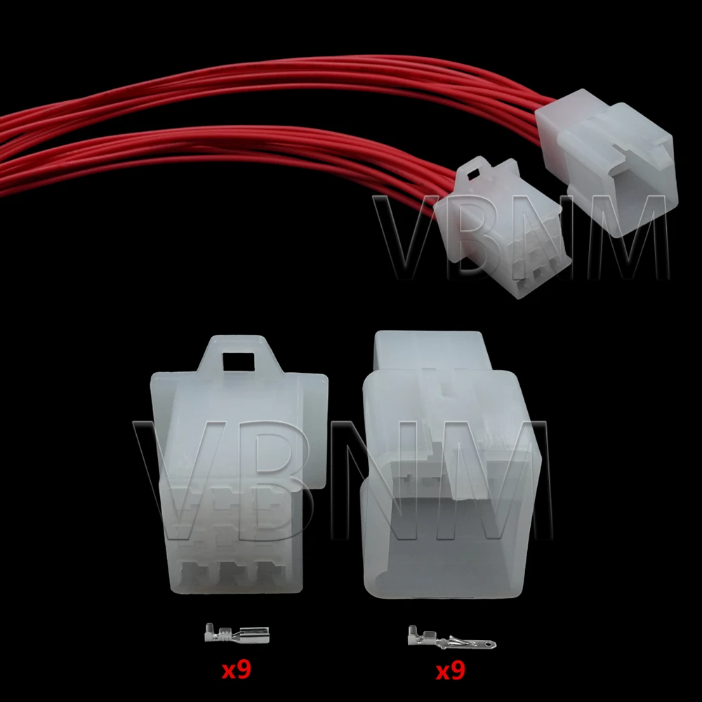 9 Pin 6030-9991 6040-9111 Automotive Connector Universal Housing Plug For Auto Cars Motocycle Electric Car