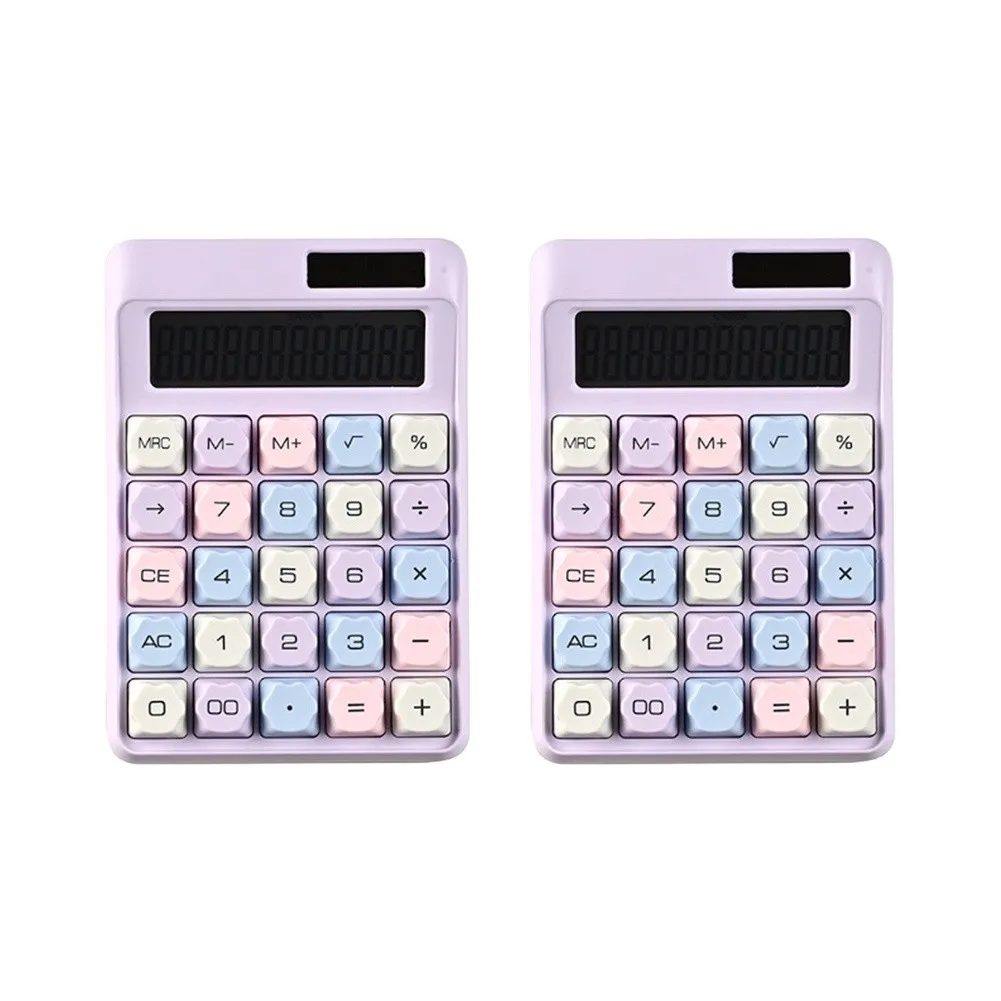 Compact Mechanical Keyboard for Desk Use 11x16cm Size For Dopamine Candy Color Design with Reliable Clicky Key Response