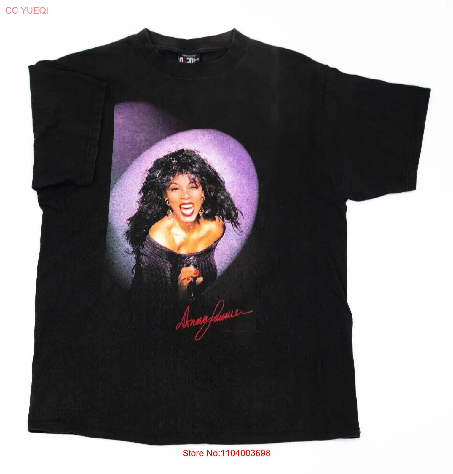 VINTAGE Donna Summer Shirt Mens XL Endless Summer Tour Concert 1995 Giant Cotton