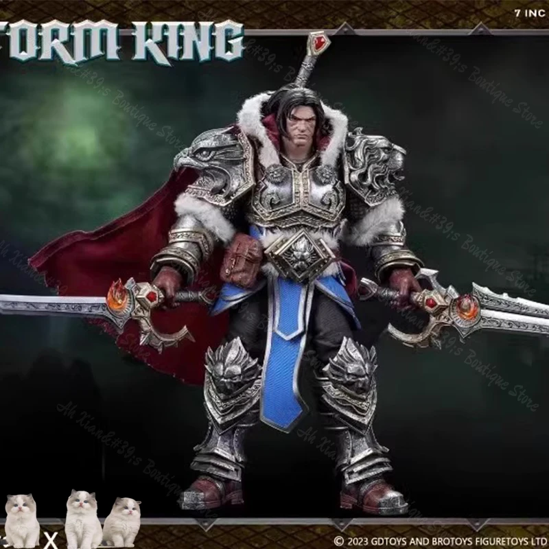 

24-hour shipping Third Party Custom Made 1/12 scale GDTOYS X BROTOYS World of Warcraft Varian Wrynn Action Figure