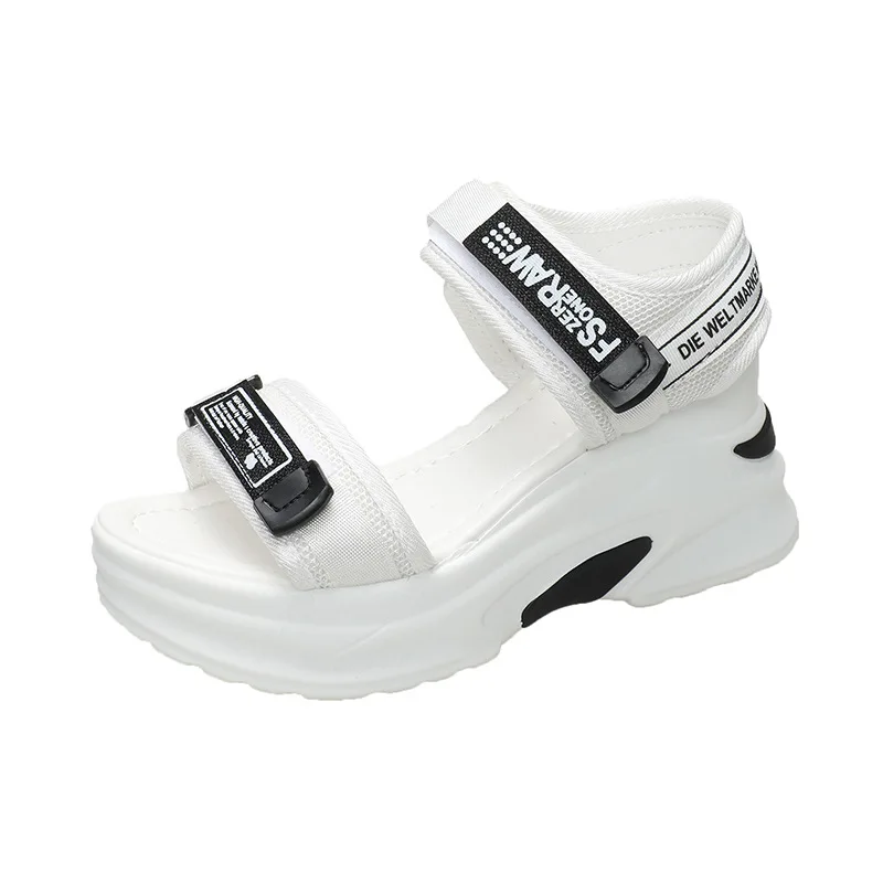 Summer Platform Sandals New Internal Increase Muffin High Heel Wedge Sandals Women\'s Shoes