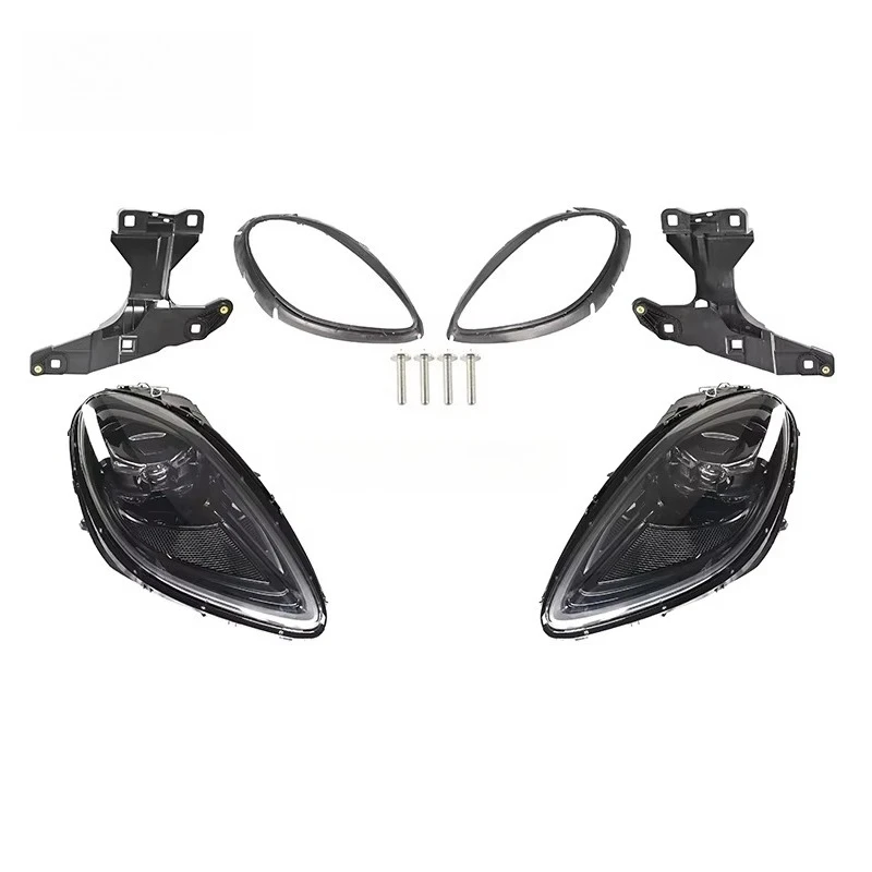 ملحقات بلاستيكية PP 95B.1 95B.2 إلى 95B.3 مصدات تصميم Led المصباح الذيل بوابة بوديكيت لـ Macan 95B 14-21 طقم الجسم #3