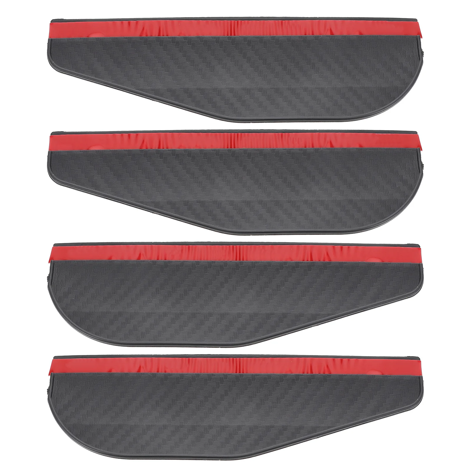 

4 шт. прочные водонепроницаемые защитные ограждения от дождя для боковых зеркал, простые в установке, инструменты не требуется, улучшают безопасность вождения и стиль