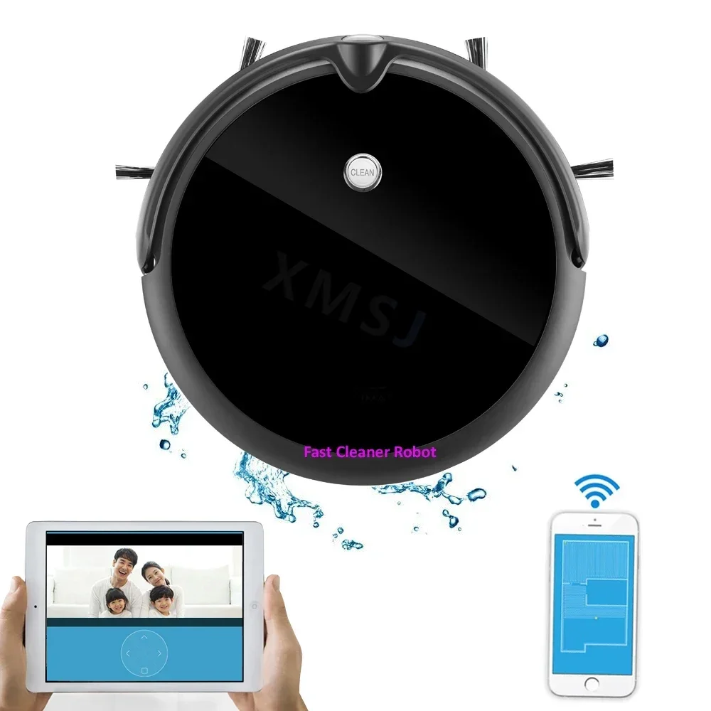 

Robot Vacuum Cleaner with Camera Function,You can control the robot in anywhere
