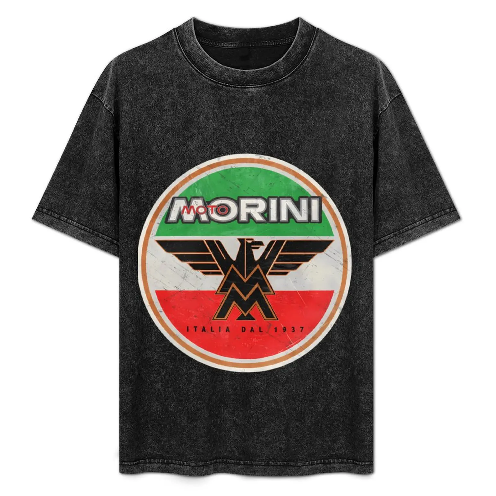 Moto Morini. Retro Badge T-Shirt valentines clothes Man t-shirt blanks t shirt for men