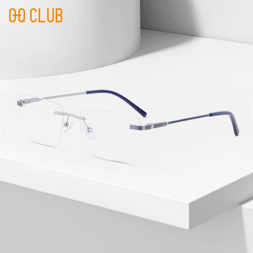 Gafas graduadas O-Q CLUB a tendencia para hombre Lunette Pour Femme, gafas originales para mujer, lentes para miopía para leer gafas