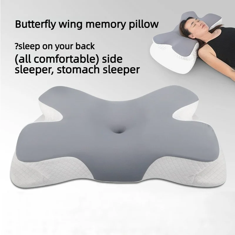 

Ортопедическая подушка без запаха для снятия боли в шее и плечах, из пены с эффектом памяти, эргономичная подушка для сна, подушка для шейного отдела позвоночника