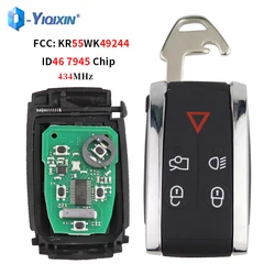 Do Jaguar XF XK XFR XKR 2009 2010 2011 2012 2013 XJ8 XK8 Kluczyk samochodowy Smart Remote 315/434Mhz ID46 Chip PCF7945 Keyless KR55WK49244