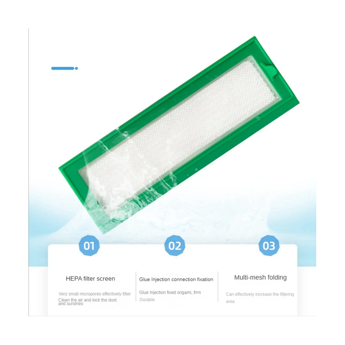 อุปกรณ์เปลี่ยนแปรงกรองด้านข้างแปรงหลักสำหรับเครื่องดูดฝุ่นหุ่นยนต์ VR200 Vorwerk