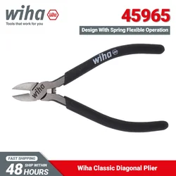 Wiha 45965 Classic Diagonal Pliers 125mm Length High Quality Material Precise Workmanship No-slipping