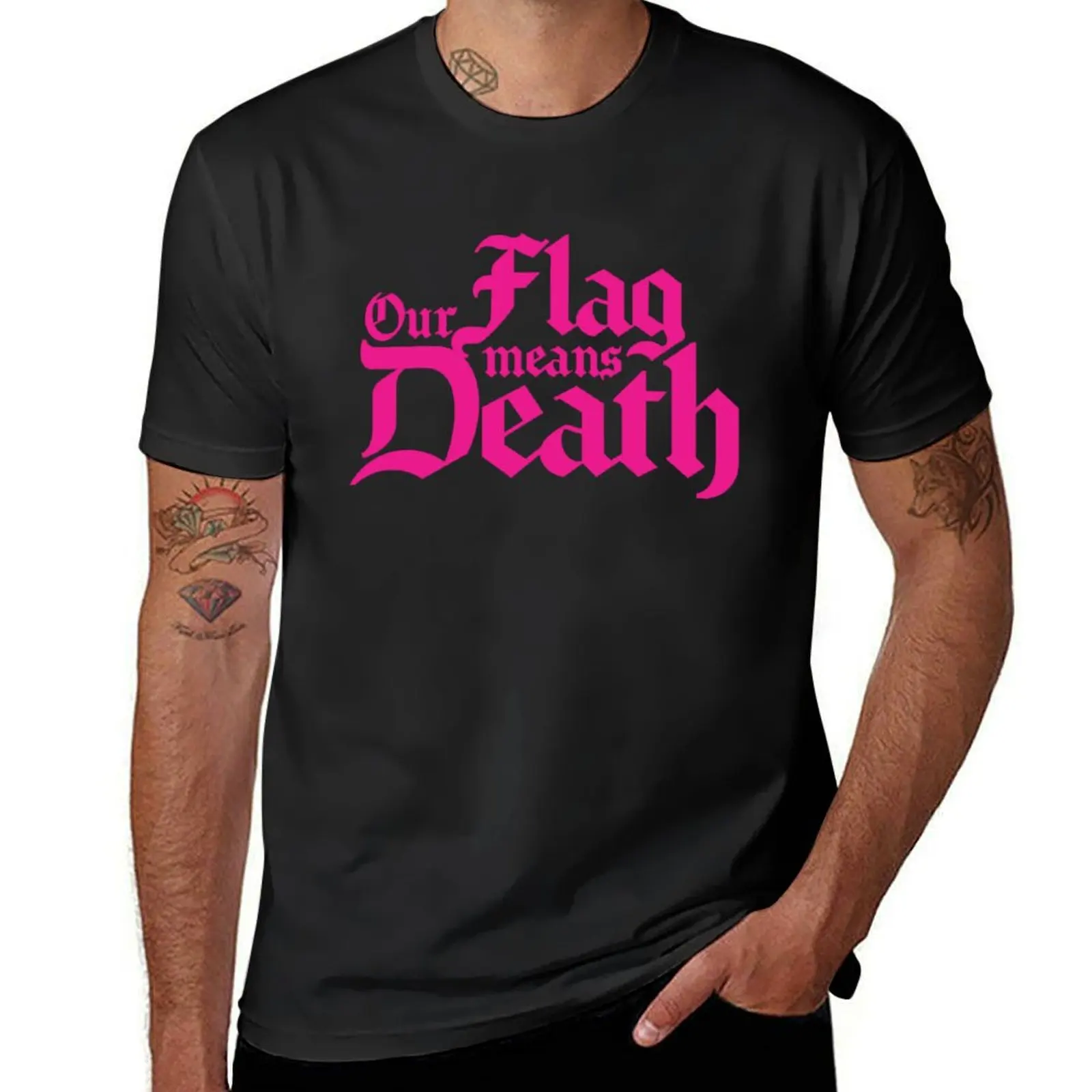 

Our Flag Means Death Logo T-Shirt heavyweights sublime funnys quick drying mens champion t shirts