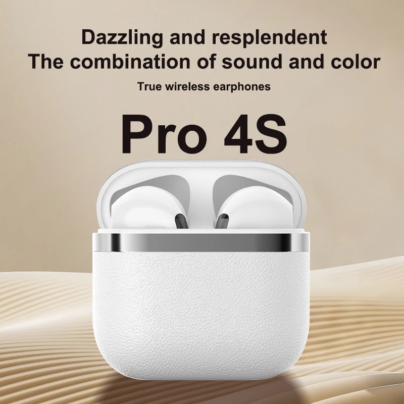 سماعة رأس بخاصية البلوتوث Air Por4 سماعة رأس لاسلكية تعمل بالبلوتوث، حافظة شحن طويلة للتحكم باللمس لجميع الهواتف الذكية #1